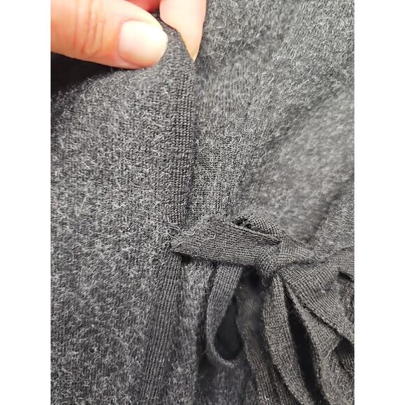 Kuhl Sweater Jacket Womens Medium 100% Merino Wool Side Tie Hooded - Picture 6 of 8